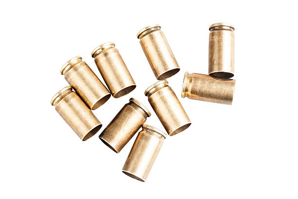 Shells Empty bullet shells cartridge stock pictures, royalty-free photos & images