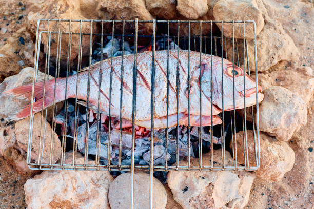 fish on the grill