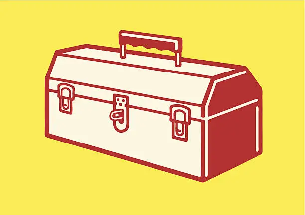 Vector illustration of Closed Toolbox