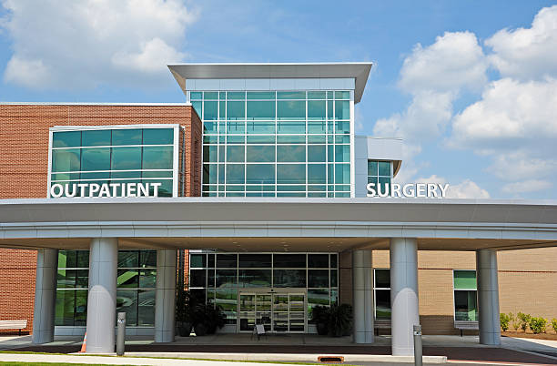 Outpatient Surgery Center New Modern Hospital Outpatient Surgery Center building exterior stock pictures, royalty-free photos & images