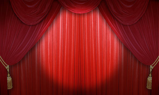 演劇 - curtain movie theater stage theatrical performance ストックフォトと画像