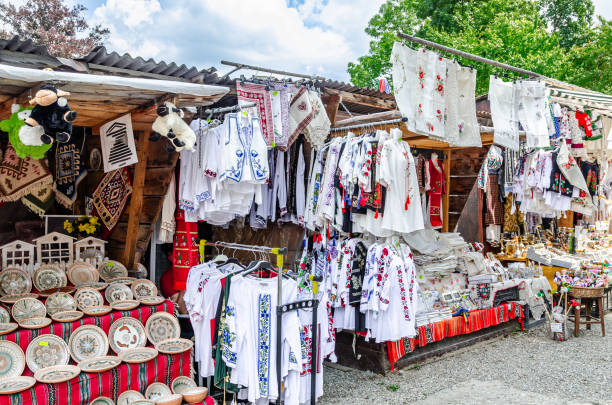 istock Traditional clothing and pottery exhibition 1815674838