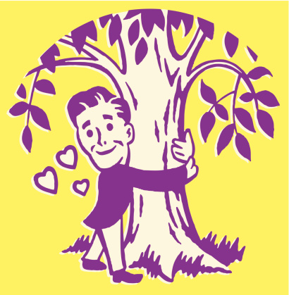 Tree Hugger Man in Love