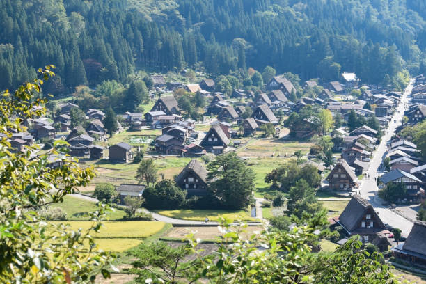 istock Shirakawago Ogimachi Gassho style village 1815693579