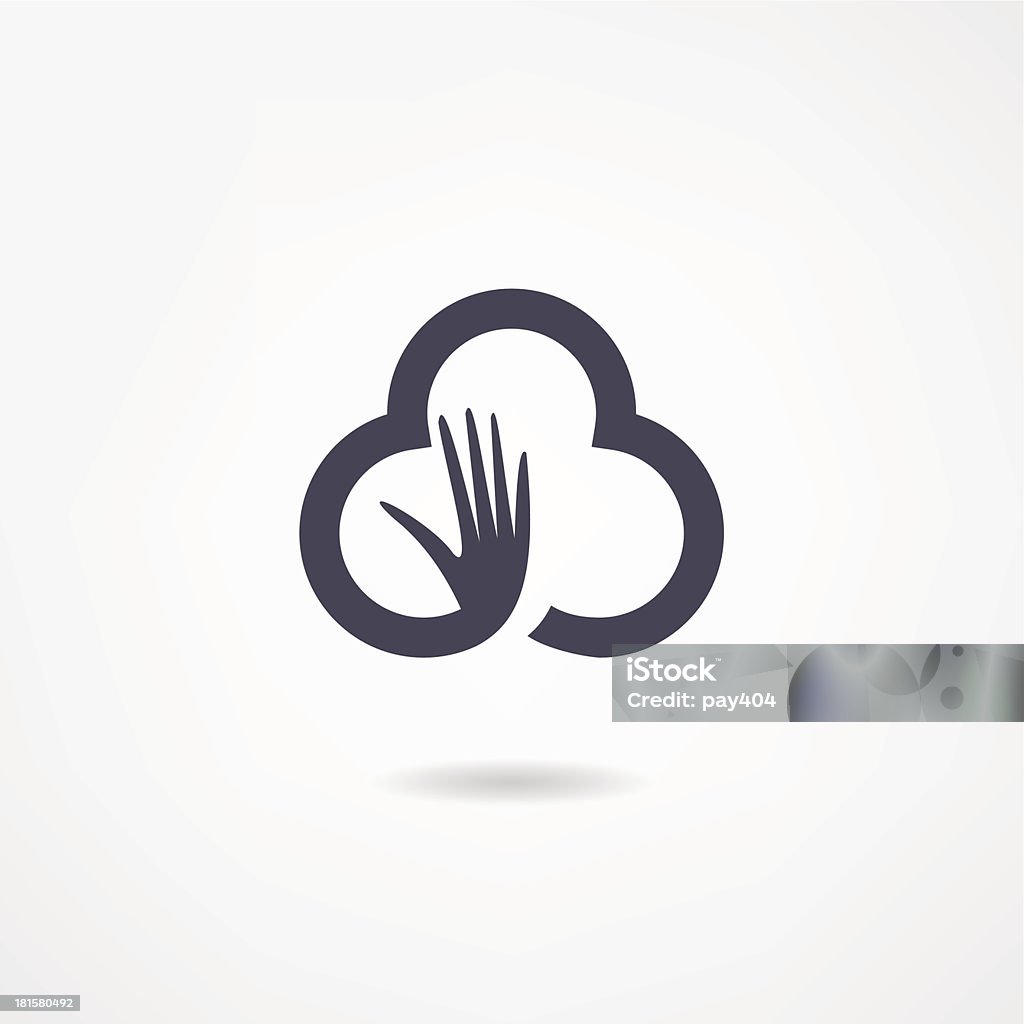 Cloud-Symbol - Lizenzfrei Abstrakt Vektorgrafik