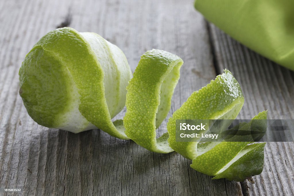 Lime with the peel. Citrus Fruit Stock Photo