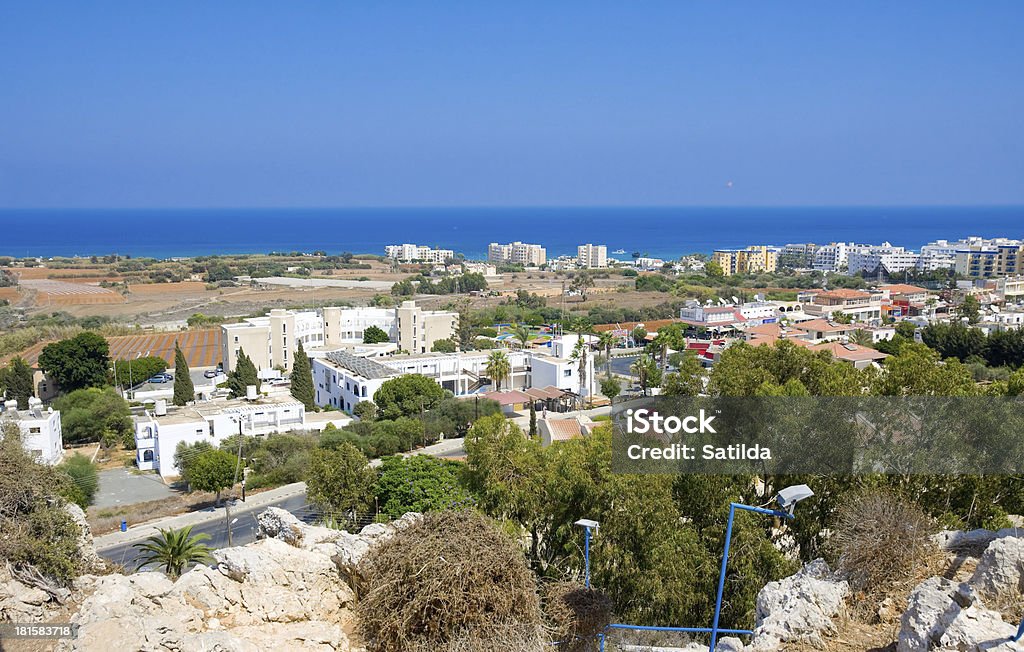 Blick auf Protaras, Famagusta District, Zypern - Lizenzfrei Architektur Stock-Foto