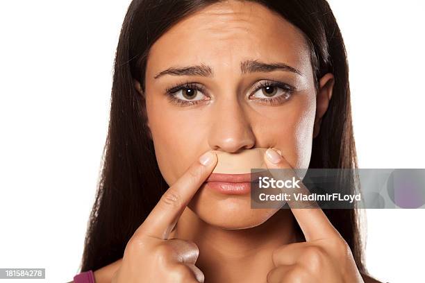 Cosmetic Disaster Stock Photo - Download Image Now - Human Face, Pain, Adhesive Bandage