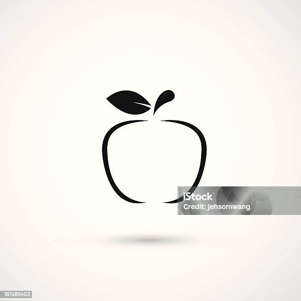 Icona Apple - Immagini vettoriali stock e altre immagini di Alimentazione sana - Alimentazione sana, Ambiente, Cibi e bevande