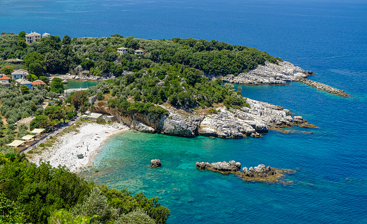 The picturesque village Damouchari on the east coast of the Pelion, the small village was rightly chosen as one of the locations for the film „Mamma Mia“.