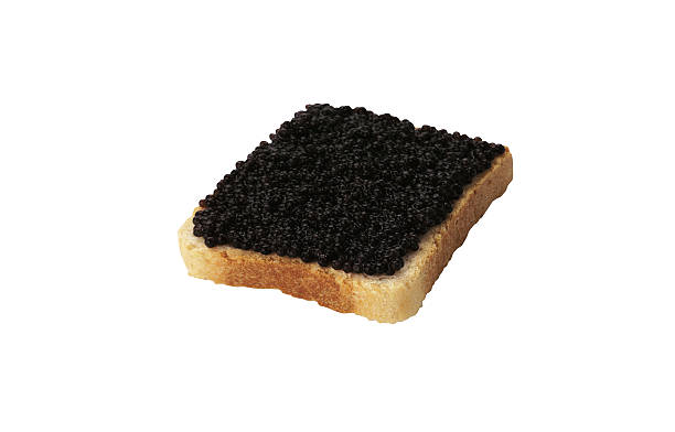 sandwich au caviar noir - salt pond photos et images de collection