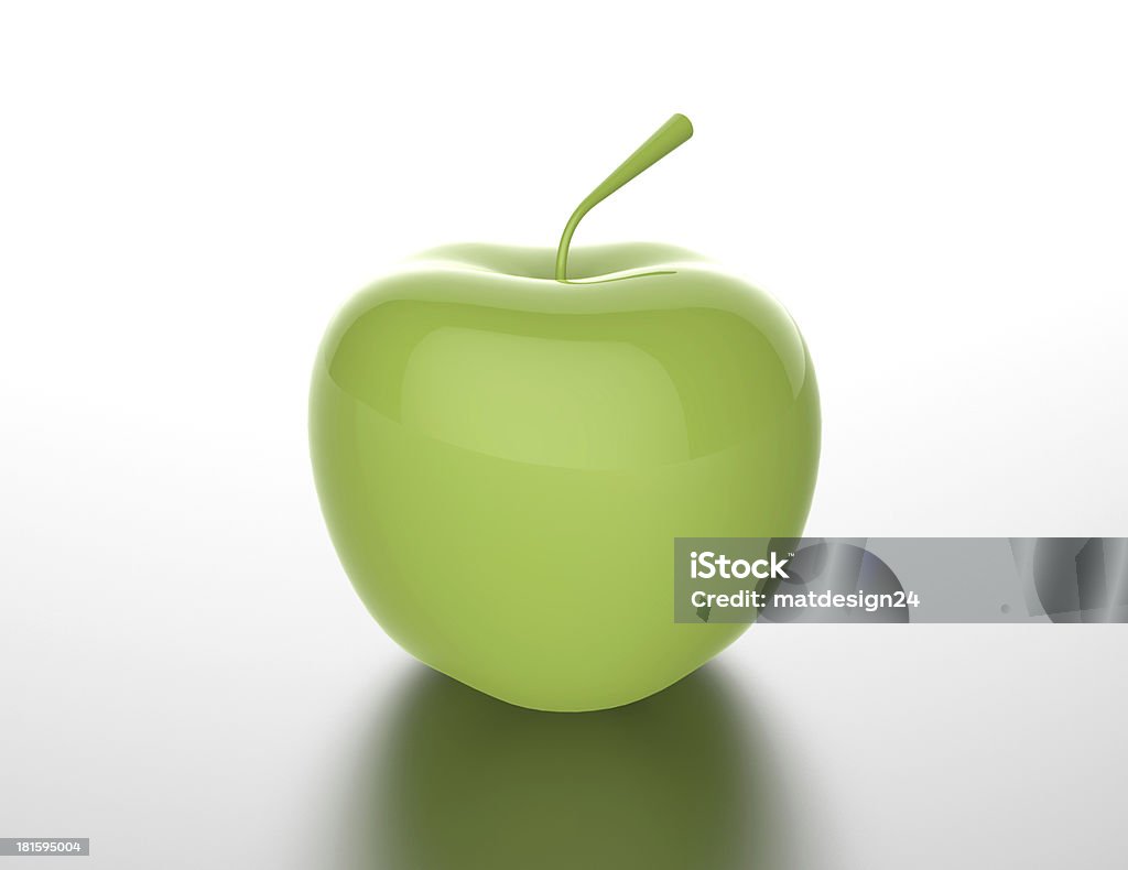 グリーンアップル - 3Dのロイヤリティフリーストックフォト
