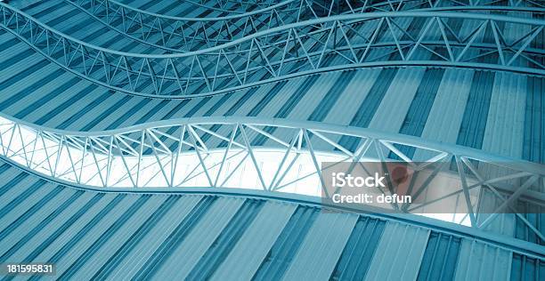 Città Moderna Architettura Dettaglio Del Soffitto - Fotografie stock e altre immagini di Aeroporto - Aeroporto, Affari, Ambientazione interna