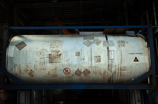 note: resub - de-noised. Titan missle in silo near Tucson, AZ