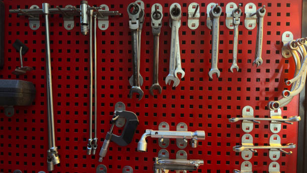istock Workbench of an Auto Repair Workshop Tools Stock Photo 1816012513