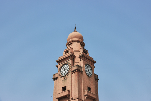 Vintage city hall building in Karachi, Pakistan
