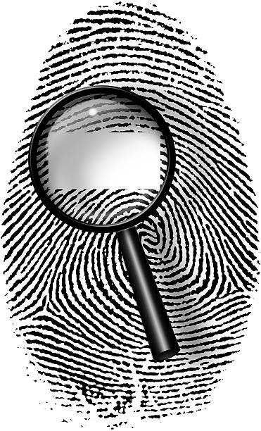 istock Fingerprint and magnify glass 181604174