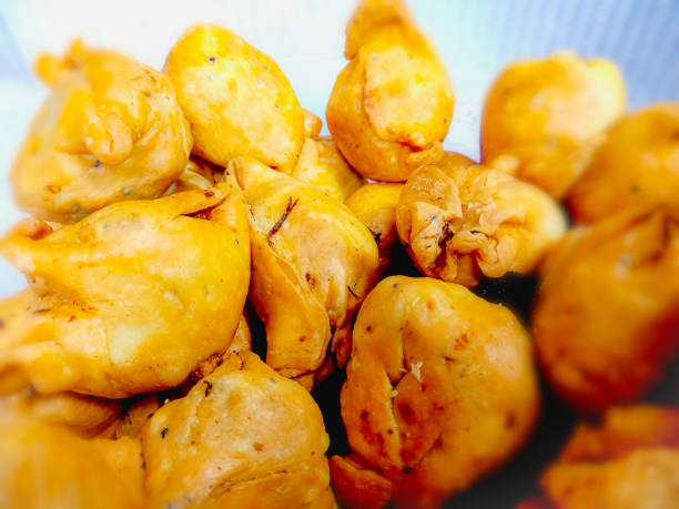 istock Spicy vegetables singara on the plate. 1816042175