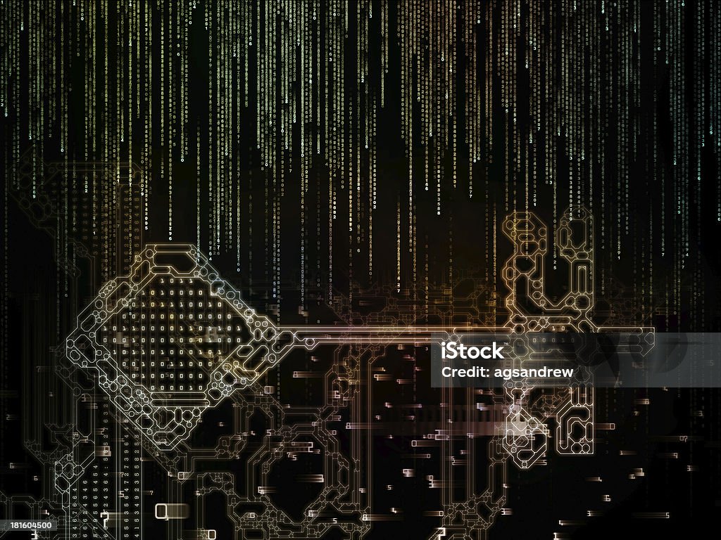 Image For Key Coding Visualization Of Key Code Stock Photo - Download Image Now - Abstract ...
