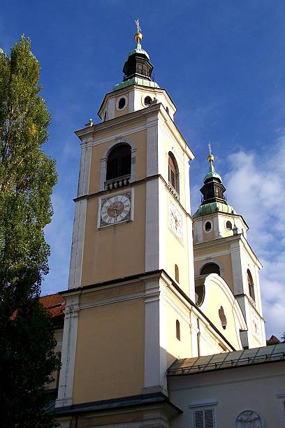 istock St. Nicholas Cathedral, Ljubljana 181605848