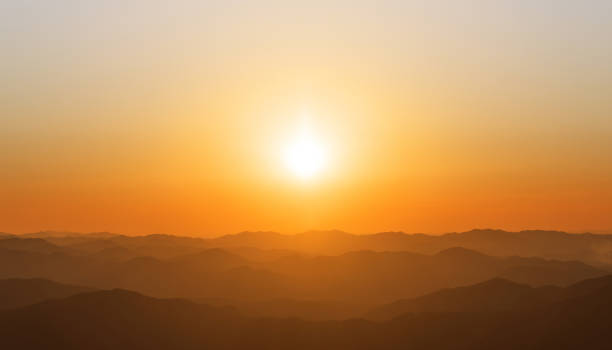 istock A landscape where the sun is setting. sunset, orange glow 1816072405