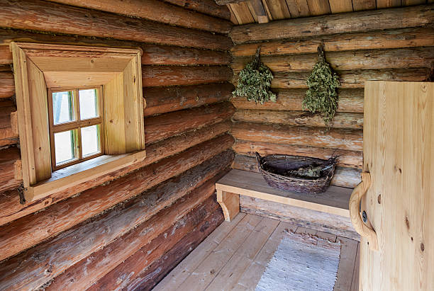 istock Birch and oak broom for a steam room 181608076