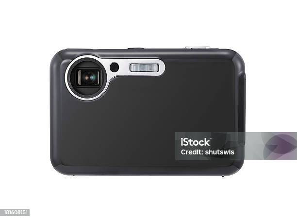 Black Digital Camera Stock Photo - Download Image Now - Aperture, Backgrounds, Camera - Photographic Equipment