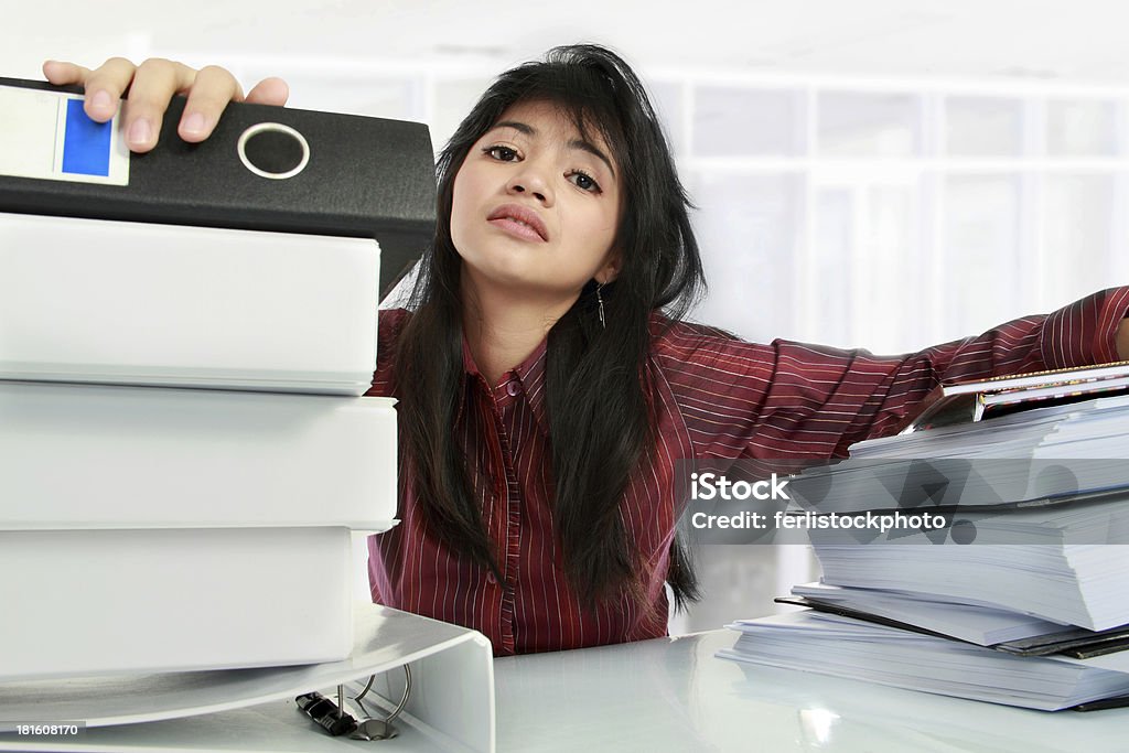 Femme stressée - Photo de Adulte libre de droits