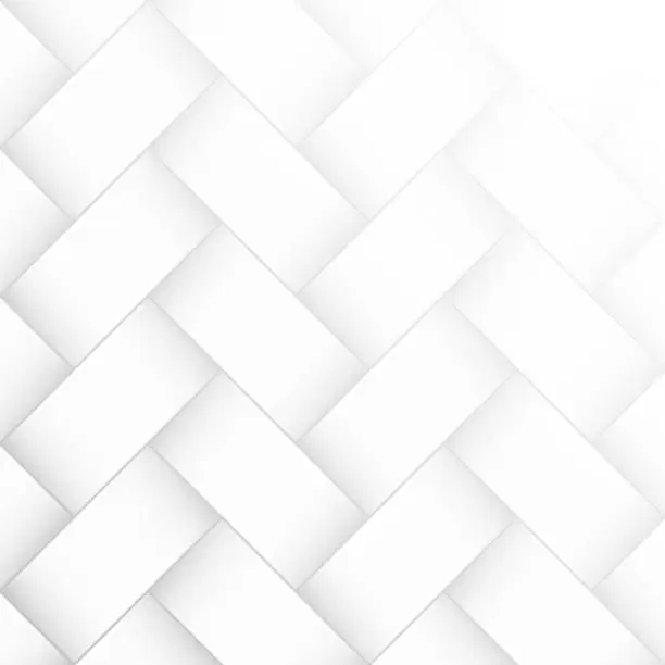 Vector illustration of Abstract white background - Geometric texture