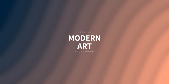 Modern and trendy background. Fluid abstract design with blurred wave shapes and beautiful color gradient. This illustration can be used for your design, with space for your text (colors used: Beige, Orange, Brown, Blue, Black). Vector Illustration (EPS file, well layered and grouped), wide format (2:1). Easy to edit, manipulate, resize or colorize. Vector and Jpeg file of different sizes.