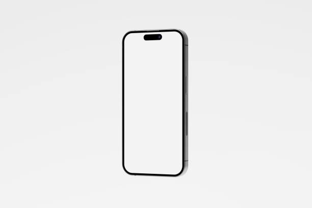 istock Iphone 15 and 15 Pro and 15 Pro Max White Blank 3D Rendering Mockup 1816109603
