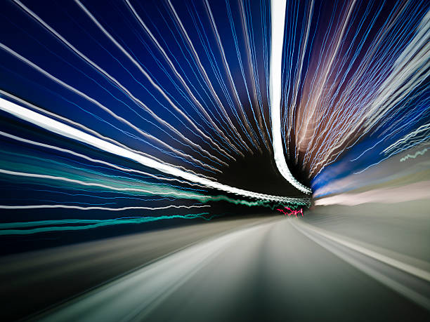 Traffic Tunnel stock photo