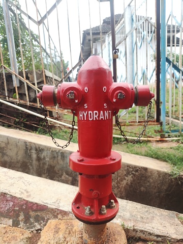 Fire hydrants are installed in public facilities