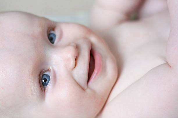 istock Smiling 9 Month Old Baby After Bathtime 181615554