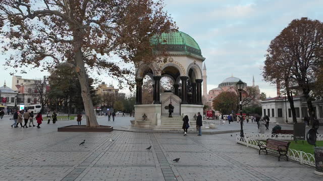 German fountain in Sultanahmet Istanbul