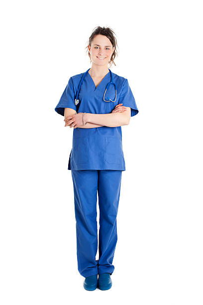 istock Female doctor full length 181619692