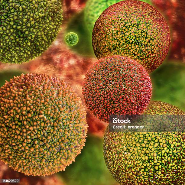 花粉3 D レンダリングされた図 - 免疫系のストックフォトや画像を多数ご用意 - 免疫系, 解決策, 3D