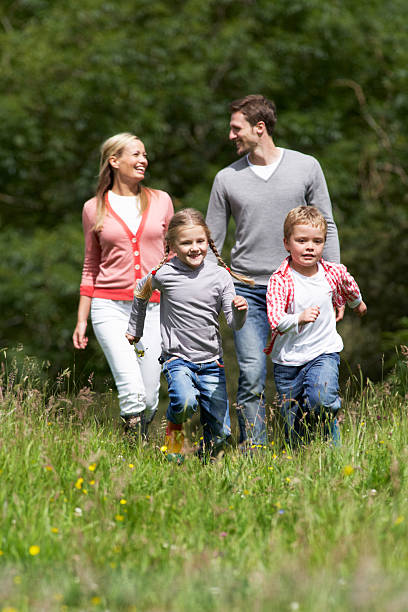 istock Family On Walk In Countryside 181624060
