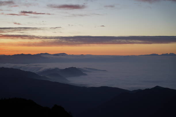 istock the sea of clouds at sunrise 1816282908