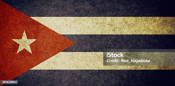 Grunge Flaga Kuby - zdjęcia stockowe i więcej obrazów Ameryka Łacińska - Ameryka Łacińska, Bez ludzi, Czarna obwódka