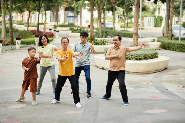 istock Family Working out in Park 1816290630