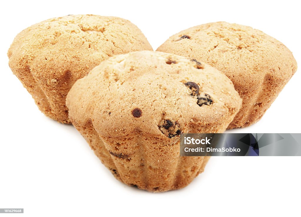 Torta al cioccolato e uvetta - Foto stock royalty-free di Alimentazione non salutare