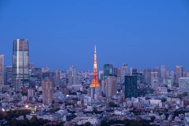 istock Night view of Tokyo, Japan. 1816299286