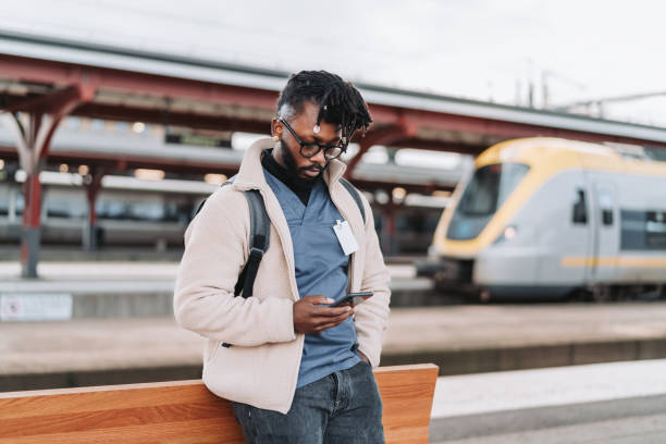 istock Medical worker checking his phone 1816300419