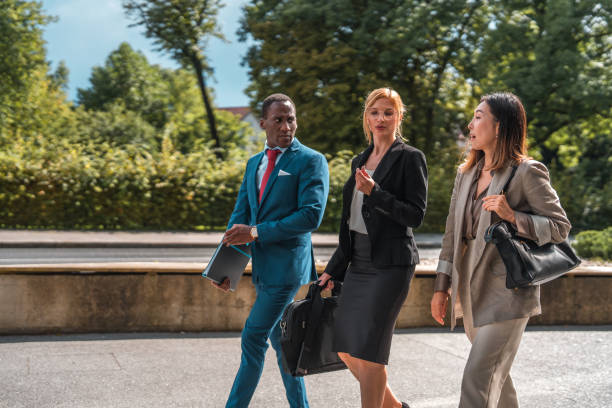istock Successful Multiracial Business People On Their Way To Work 1816300476