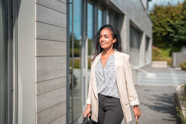 istock Successful Female CEO Walking In Business Centre 1816300484
