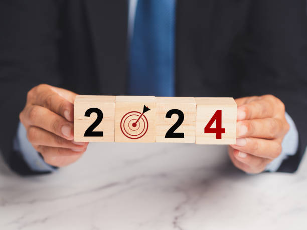 istock Business strategy and planning and a countdown to 2024 1816314608