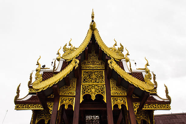 istock Lanna Ubosot in Wat Kongkaw ,Doi Lo 181631808