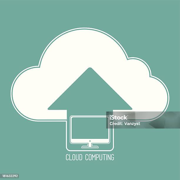 Cloud Computinggeräte Stock Vektor Art und mehr Bilder von Akte - Akte, Blau, Cloud Computing