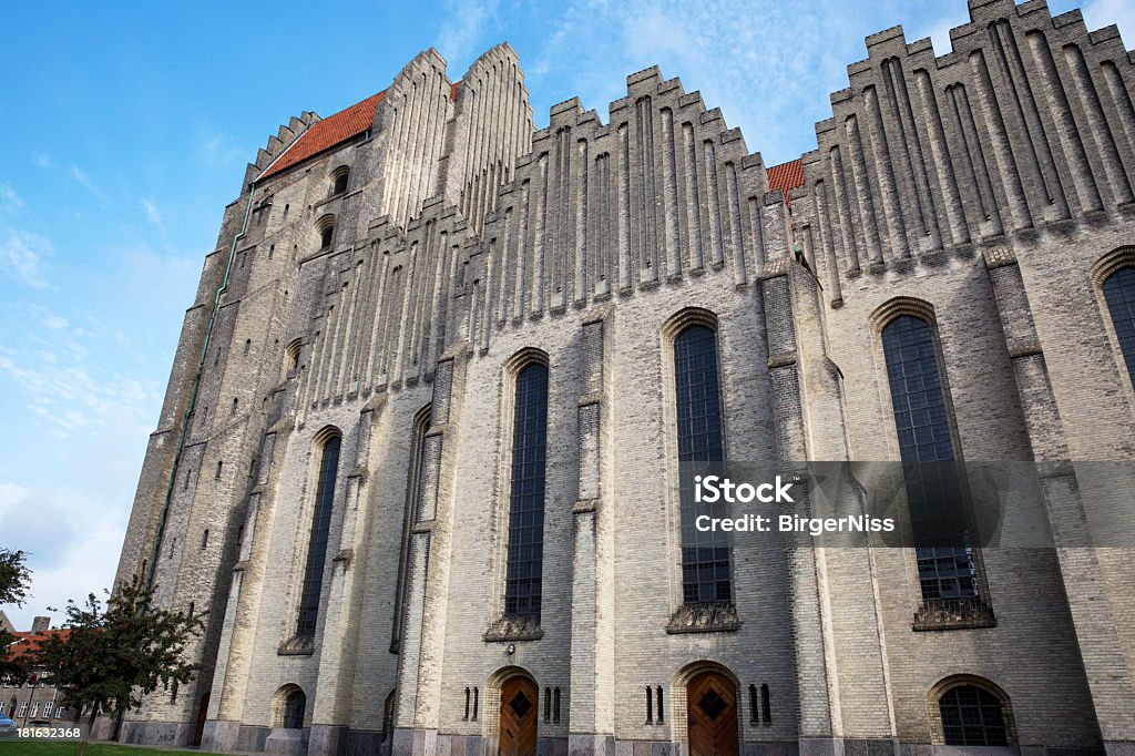 Iglesia Grundtvig, Copenhague, Dinamarca, - Foto de stock de Copenhague libre de derechos